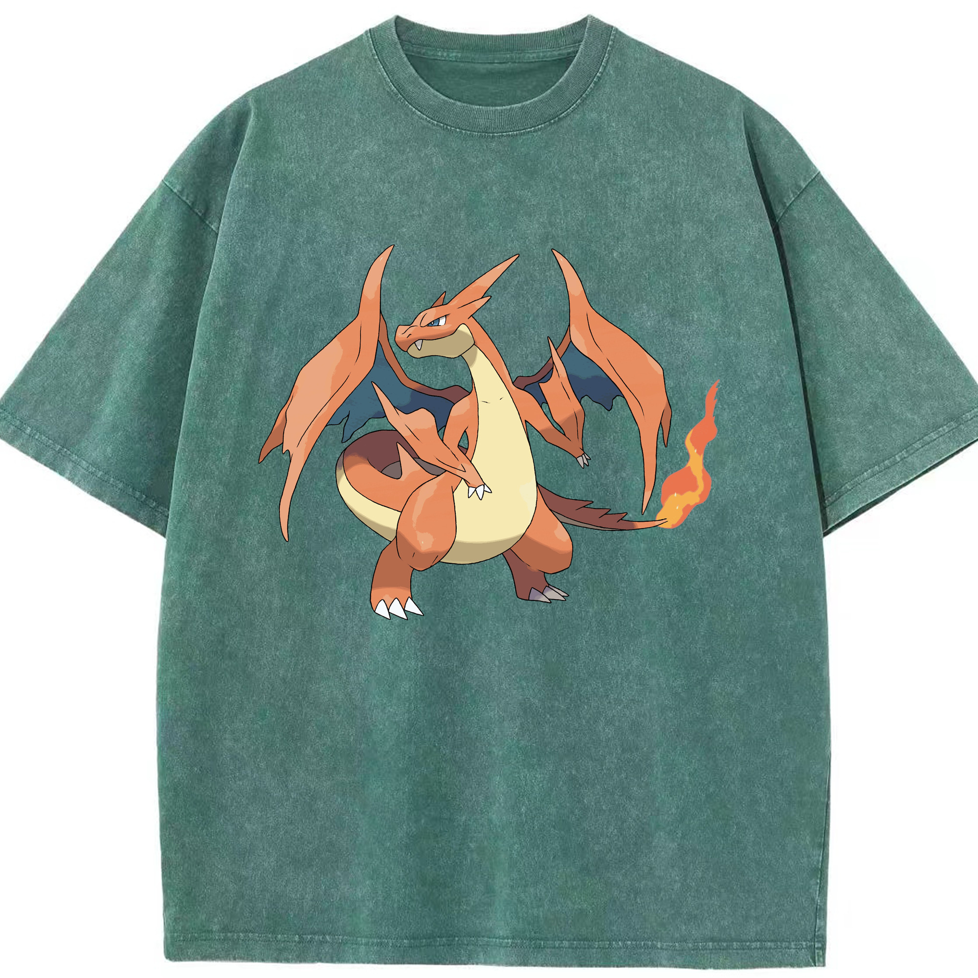 （画像用） ポケットモンスター Pokémon 綿100% ヴィンテージ風 半袖Tシャツ（フロントプリント）